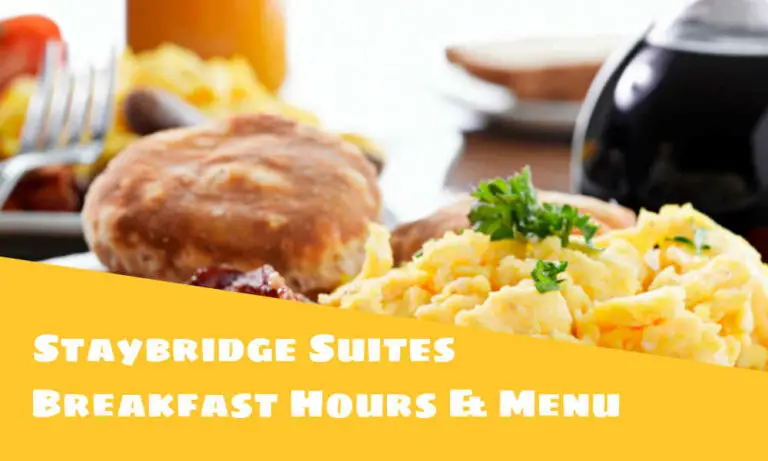 Staybridge Suites breakfast hours