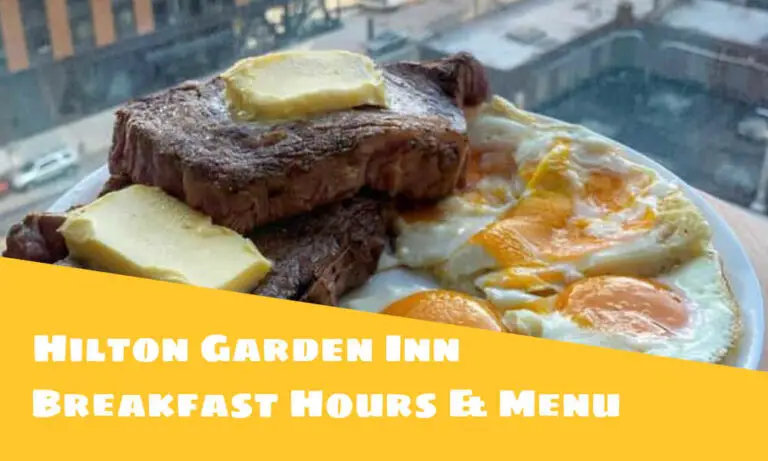 Hilton Garden Inn breakfast hours