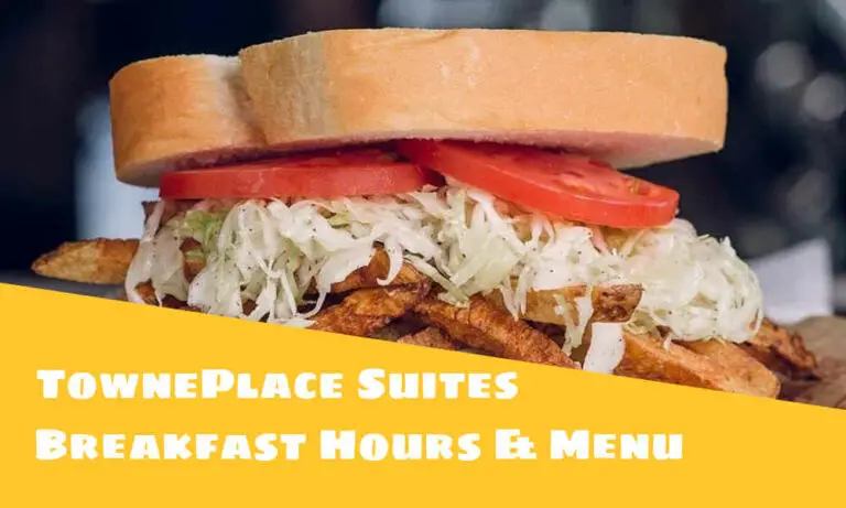TownePlace Suites breakfast hours and menu